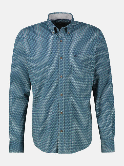 Lerros Men's Shirt with Ornamental Pattern - 2591155